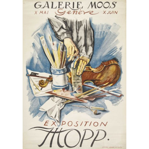 MAX (GEN. MOPP) OPPENHEIMER : 'Galerie Moos Exposition Mopp' (Dobiaschofsky Auktionen AG)