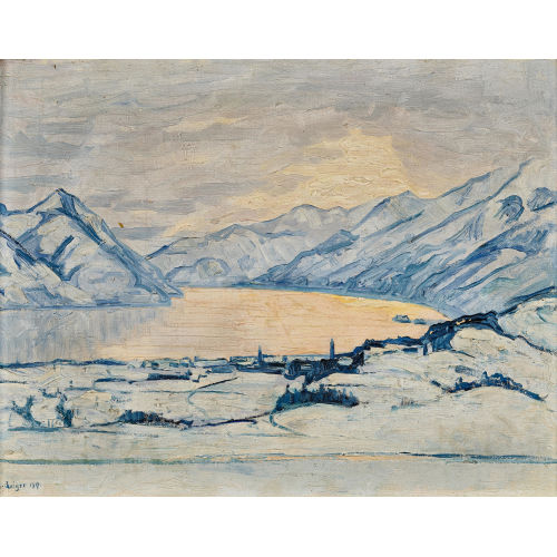 ERNST SAMUEL GEIGER Winter Am Langensee Dobiaschofsky Auktionen AG