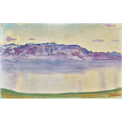 FERDINAND HODLER : 'Genfersee von Chexbres aus' (DOBIASCHOFSKY AUKTIONEN AG)