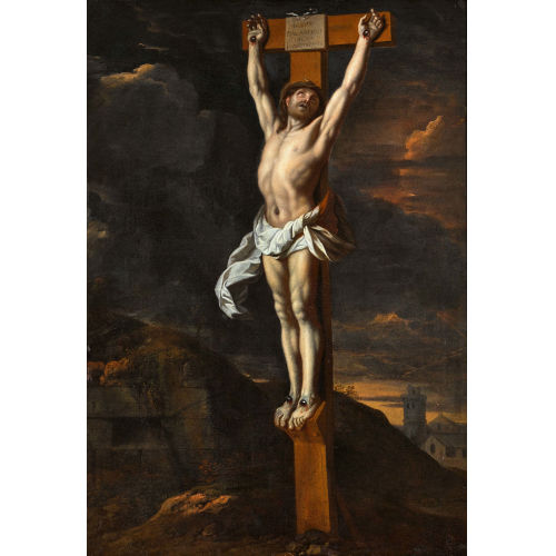 ANTHONIS VAN DYCK : Christus am Kreuz (DOBIASCHOFSKY AUKTIONEN AG)