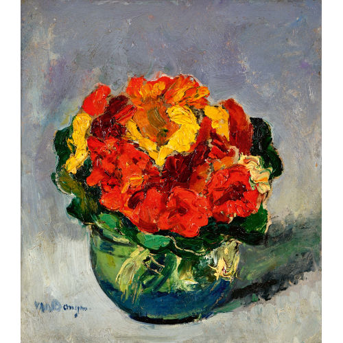 KEES VAN DONGEN : 'Bouquet de capucines' (DOBIASCHOFSKY AUKTIONEN AG)