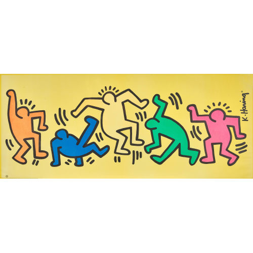 KEITH HARING : 'Dancing people' (DOBIASCHOFSKY AUKTIONEN AG)