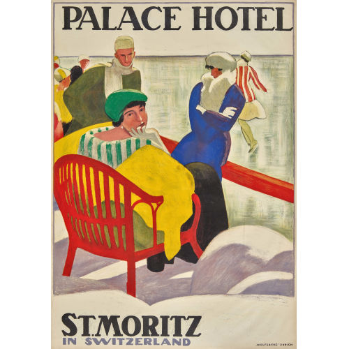 EMIL CARDINAUX : 'Palace Hotel - St. Moritz' (DOBIASCHOFSKY AUKTIONEN AG)