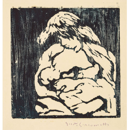 GIOVANNI GIACOMETTI : 'Mutter und Kind II. - Annetta und Bruno' (DOBIASCHOFSKY AUKTIONEN AG)