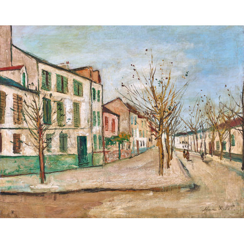 MAURICE UTRILLO : 'Rue  Sannois' (DOBIASCHOFSKY AUKTIONEN AG)